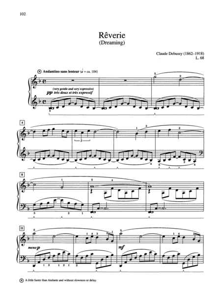Anthology of Impressionistic Piano Music