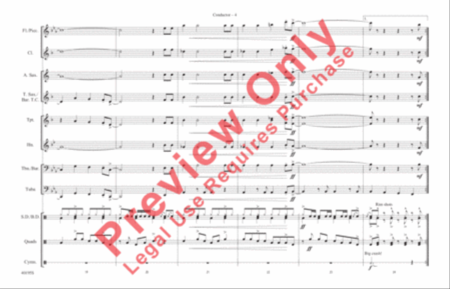 She Loves You Marching Band scores gallery preview page 5