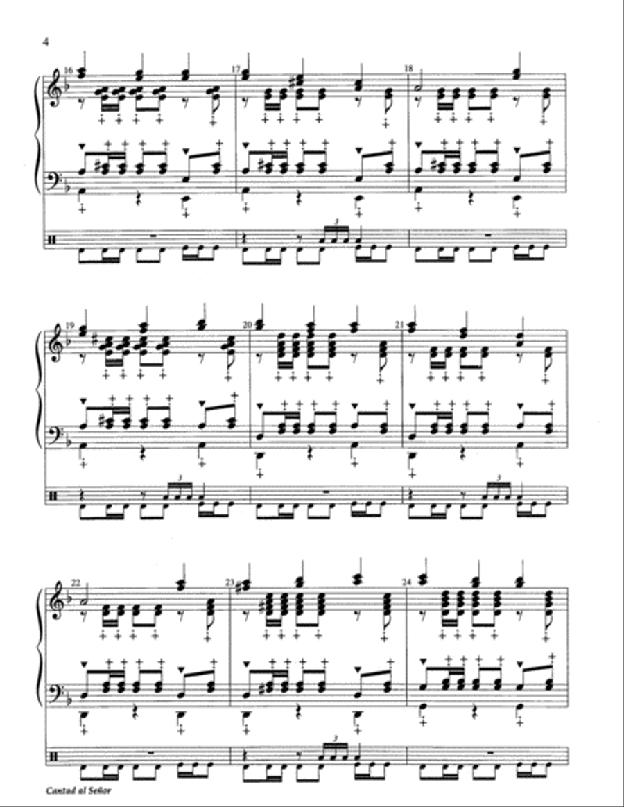 Cantad al Senor 5-Octaves scores gallery preview page 14