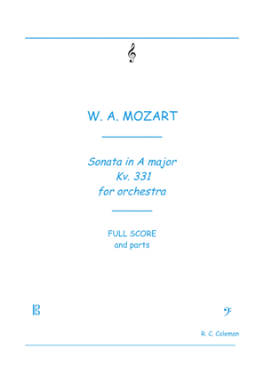 Mozart Sonata kv. 331 for Orchestra