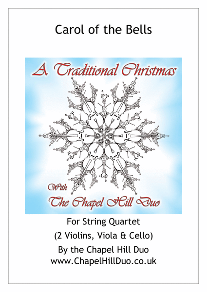 Carol of the Bells for String Quartet - Full Length arrangement by the Chapel Hill Duo image number null