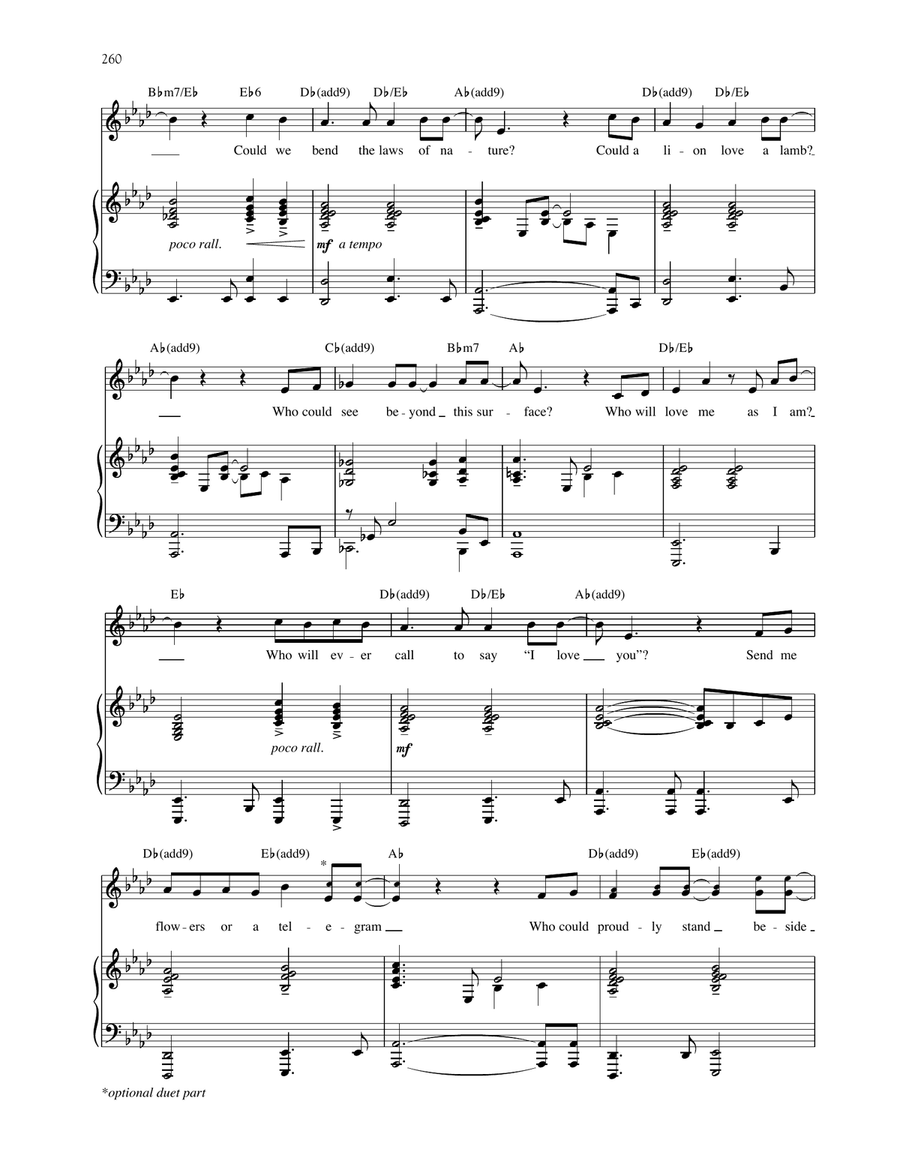 Who Will Love Me As I Am? (from Side Show) Mezzo-Soprano Voice scores gallery preview page 3
