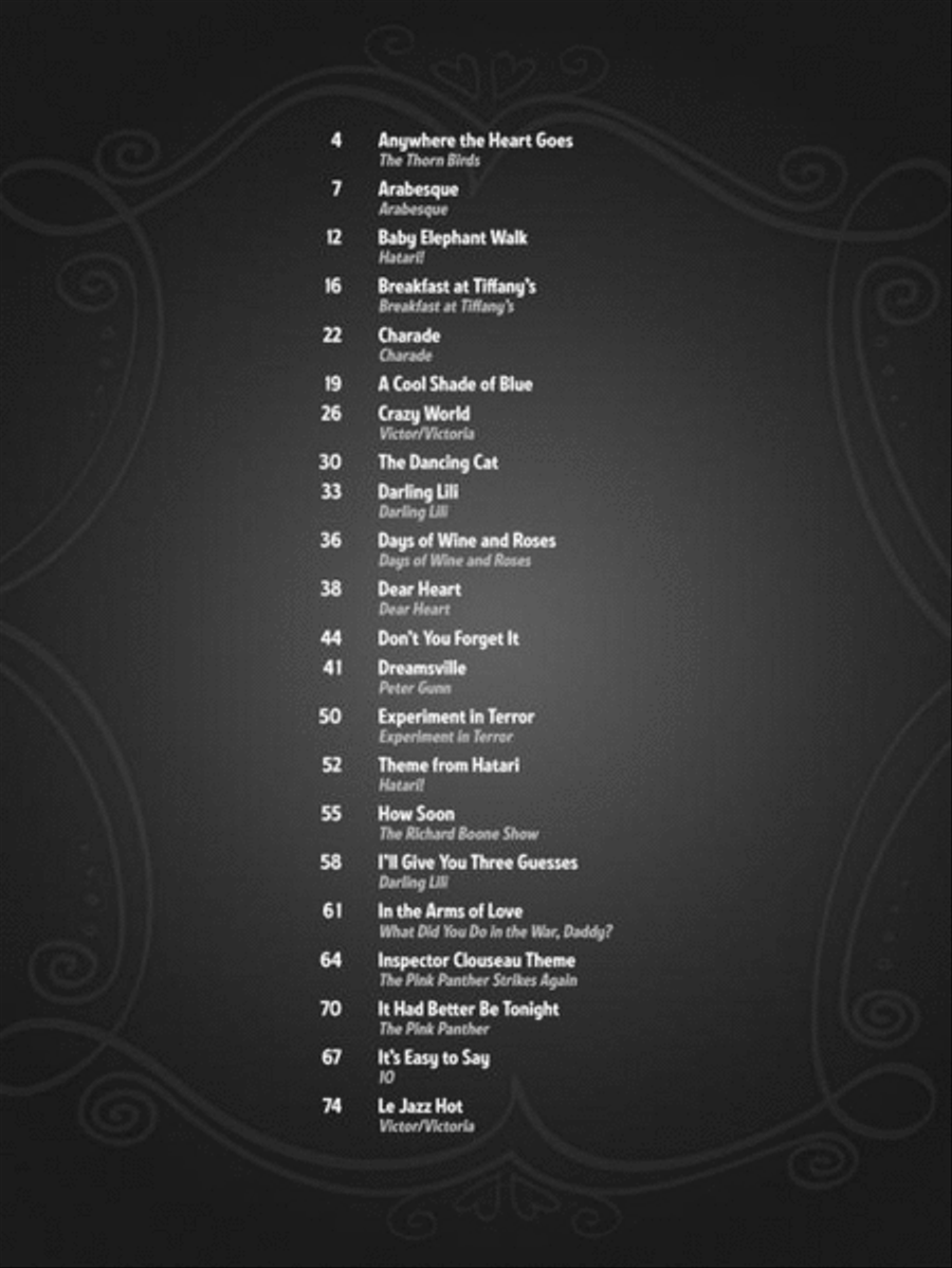 The Henry Mancini Collection Piano, Vocal, Guitar scores gallery preview page 3