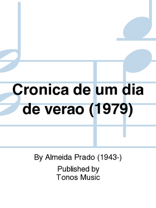 Cronica de um dia de verao (1979)