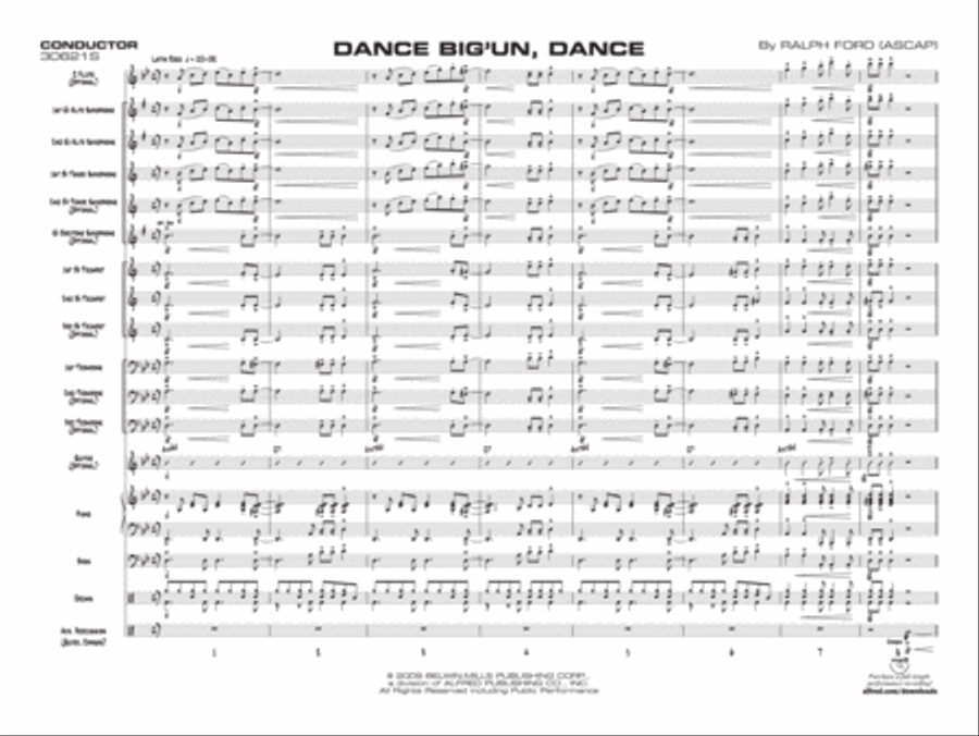 Dance Big'un Dance Dance Big'un Dance Jazz Ensemble scores gallery preview page 2