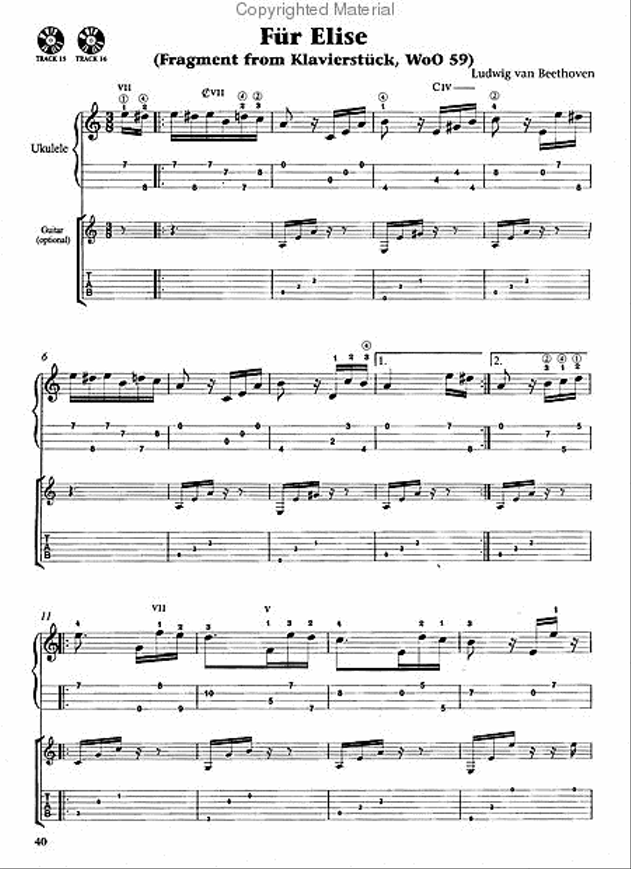 John King - The Classical Ukulele Acoustic Guitar scores gallery preview page 5