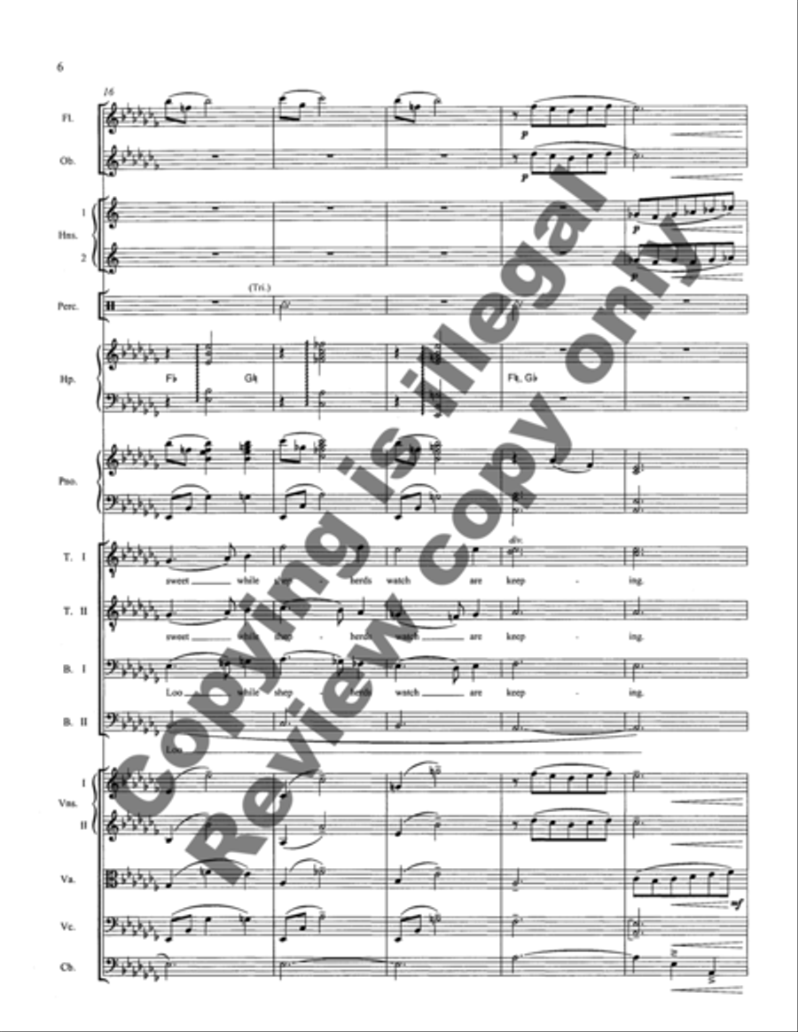 Christmas Trilogy: 2. What Child Is This? (Full Score) Choir scores gallery preview page 11