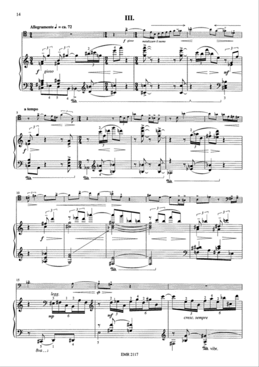 4 Lyrische Stucke Piano Accompaniment scores gallery preview page 21