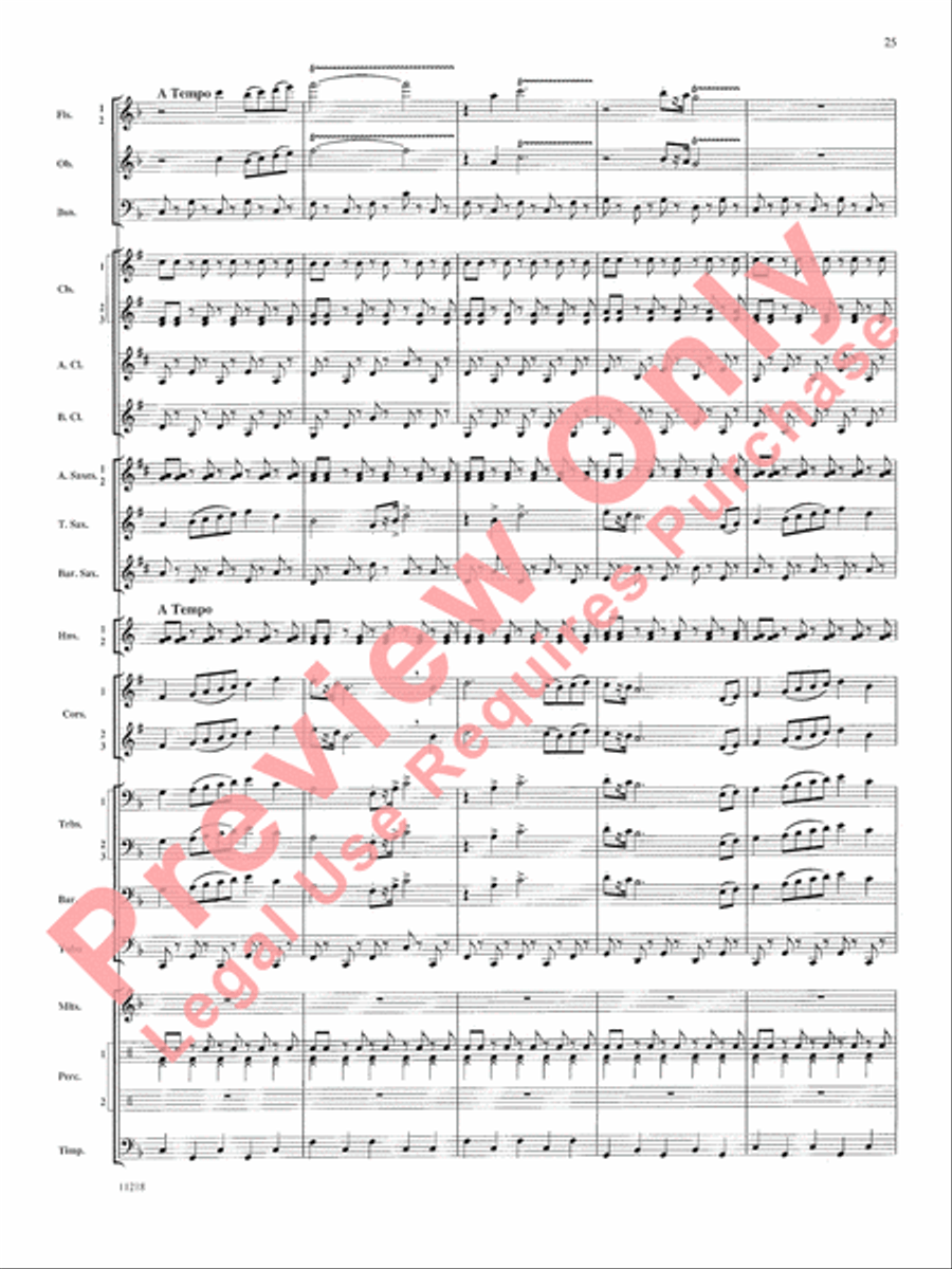 Scenes of Wonder Concert Band scores gallery preview page 26