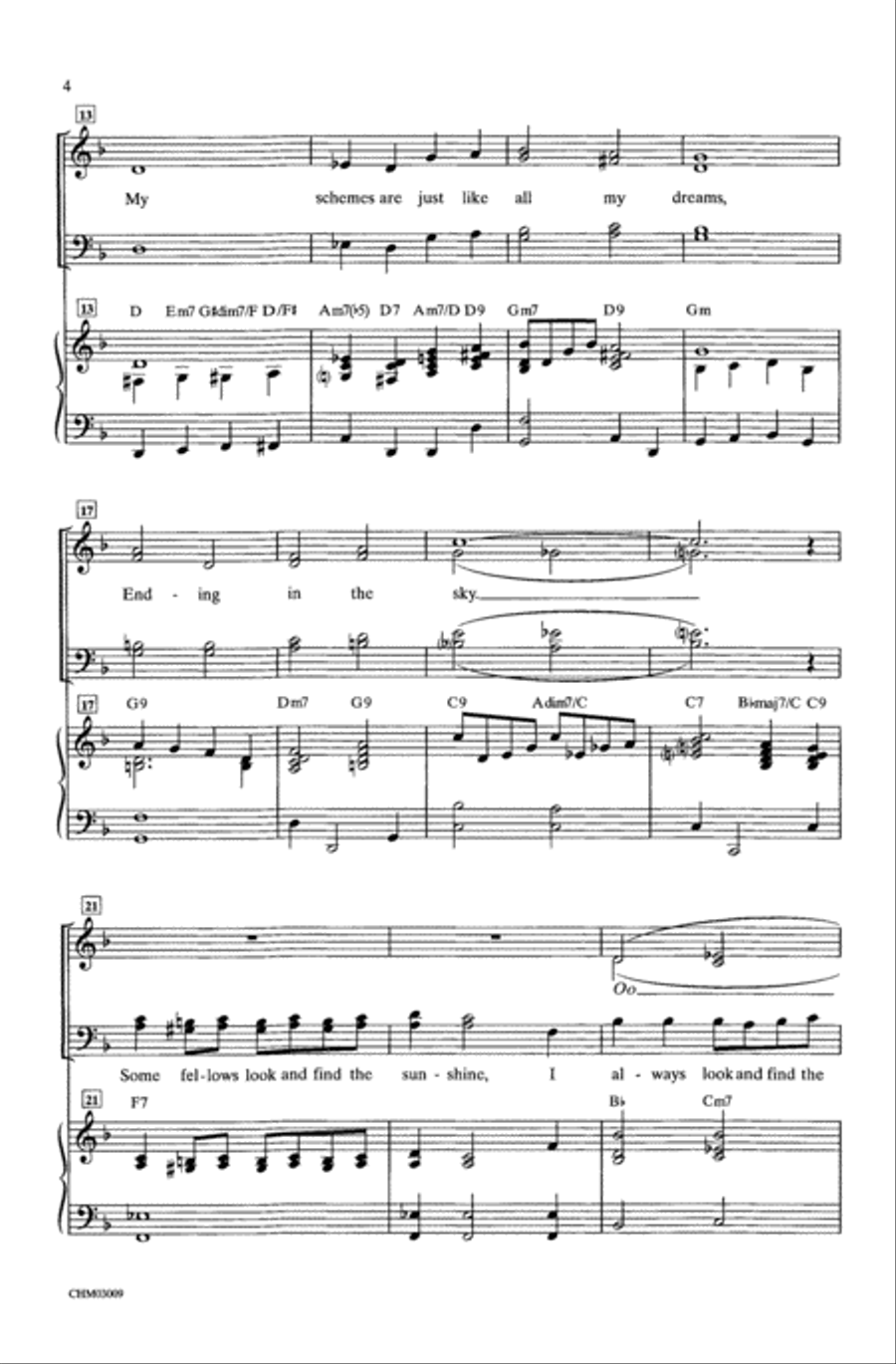 I'm Always Chasing Rainbows Choir scores gallery preview page 2