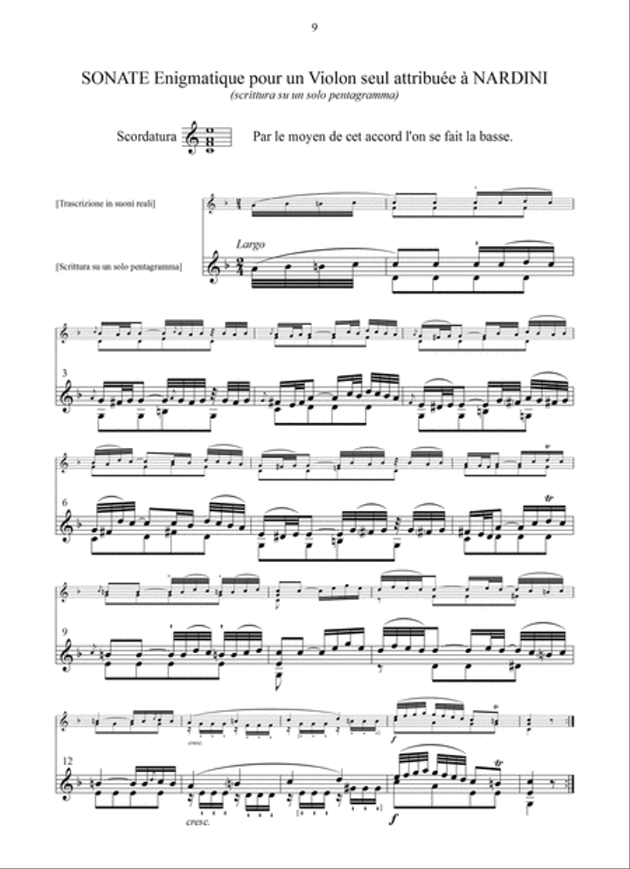 Sonata enigmatica Violin Solo scores gallery preview page 3
