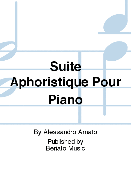 Suite Aphoristique Pour Piano