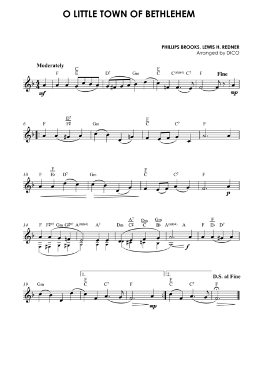 10 Christmas Carols (melody & chords), Vol. 1 10 Christmas Carols (melody & chords), Vol. 1 Flute scores gallery preview page 6