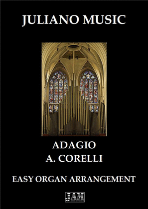 Book cover for ADAGIO (EASY ORGAN) - A. CORELLI