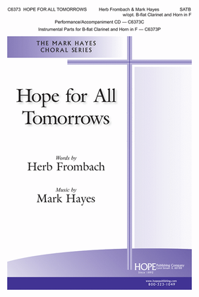 Book cover for Hope for all Tomorrows