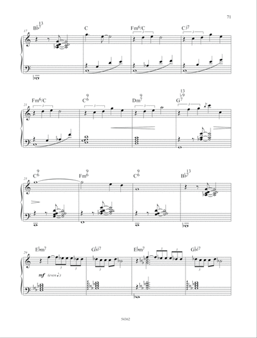 Clair de Lune Piano Solo scores gallery preview page 2