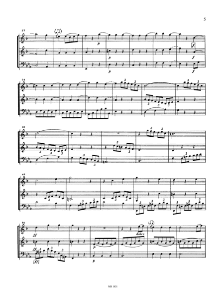 Trio No. 2 in E flat major Op. 20