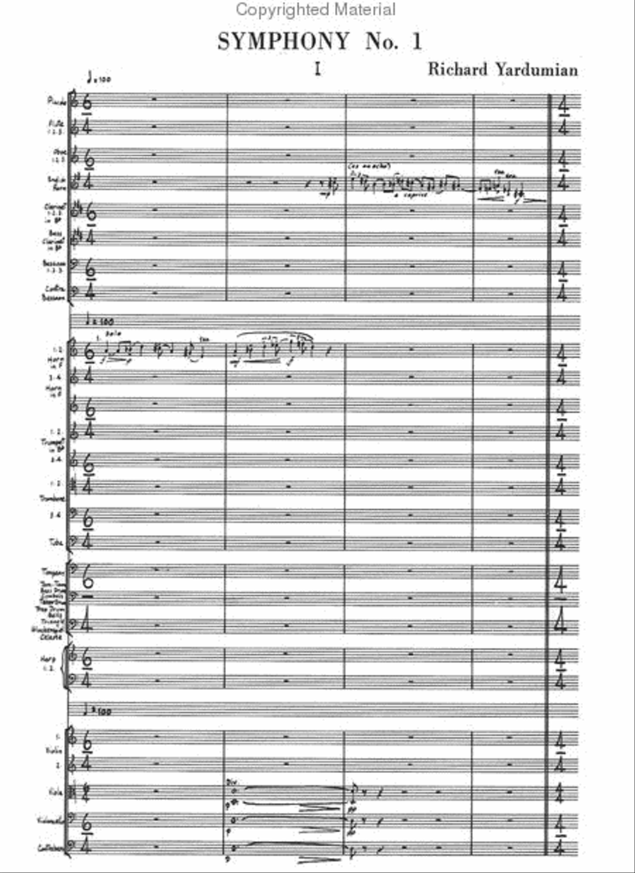 Symphony No. 1 Symphony No. 1 Orchestra scores gallery preview page 2