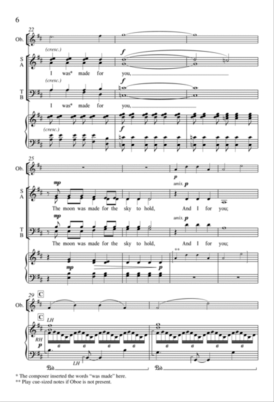 And I For You from For a Breath of Ecstasy 4-Part scores gallery preview page 5