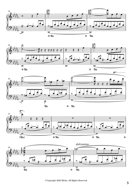 Consolation No.3 by Franz Liszt For Flute Solo and Piano or Guitar Accompaniment image number null