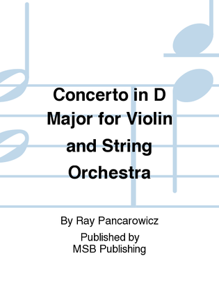 Concerto in D Major for Violin and String Orchestra