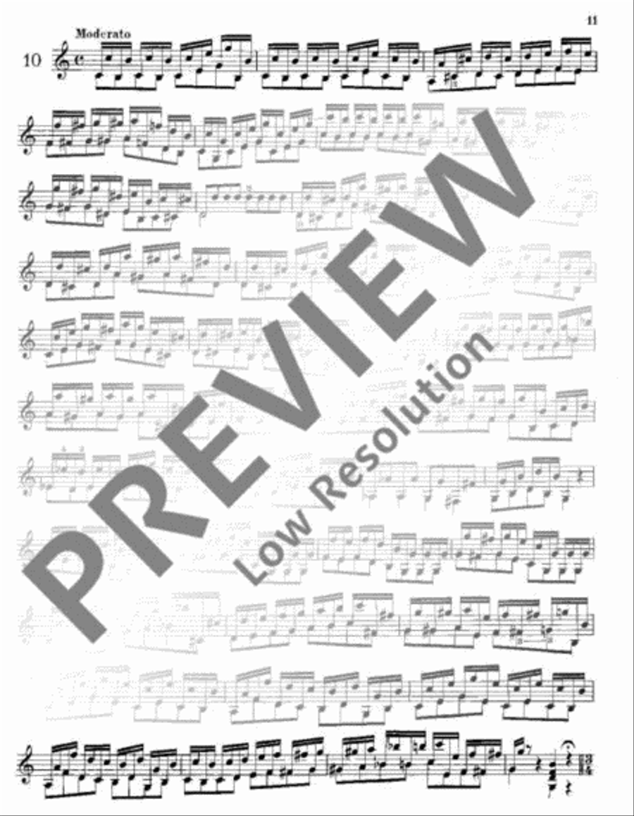 12 Studies Classical Guitar scores gallery preview page 12