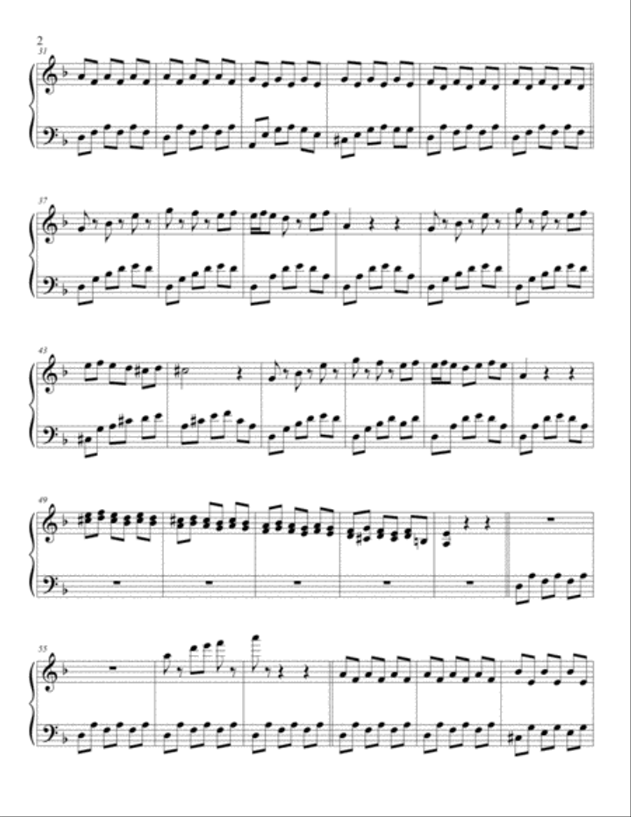 Minor Change in D for Piano & Strings String Orchestra scores gallery preview page 6