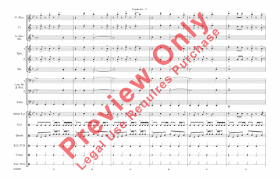 Separate Ways (Worlds Apart) Marching Band scores gallery preview page 8