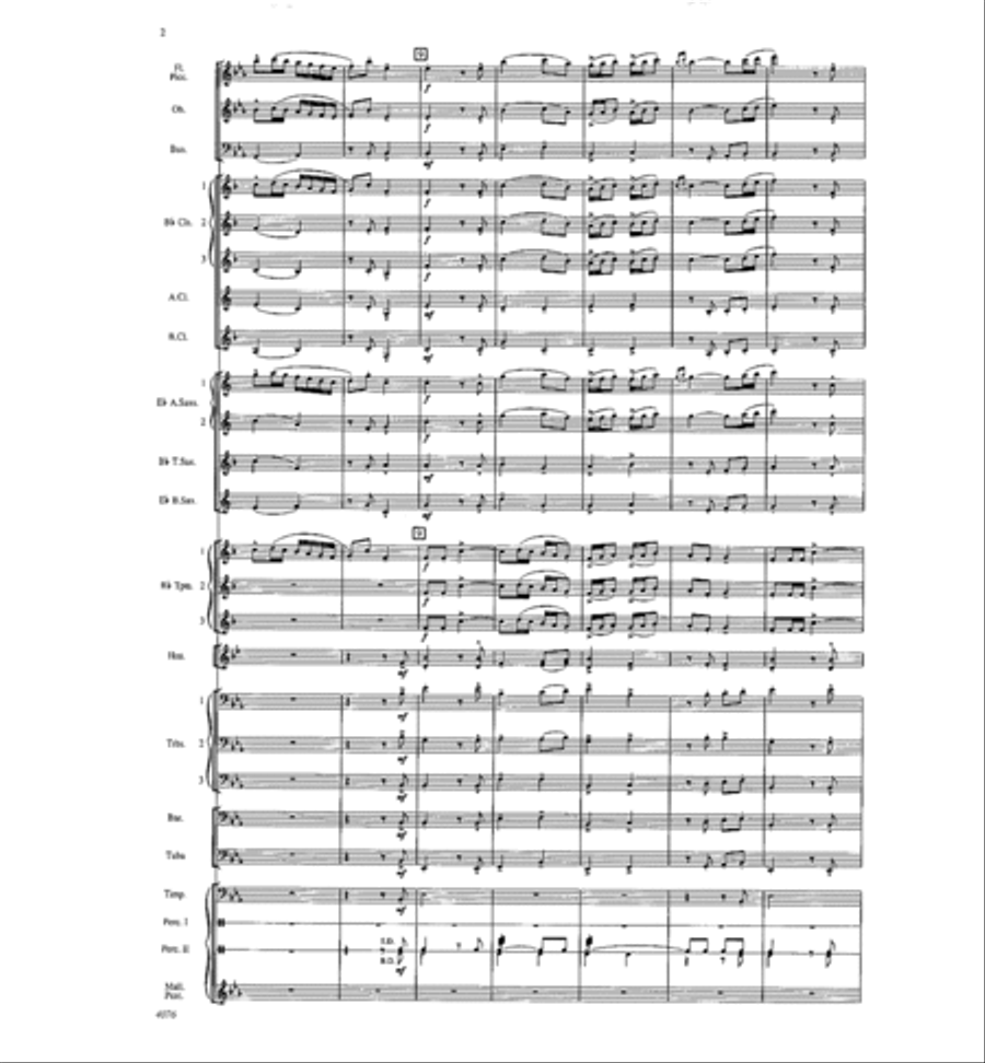 West Highlands Sojourn West Highlands Sojourn Concert Band scores gallery preview page 3
