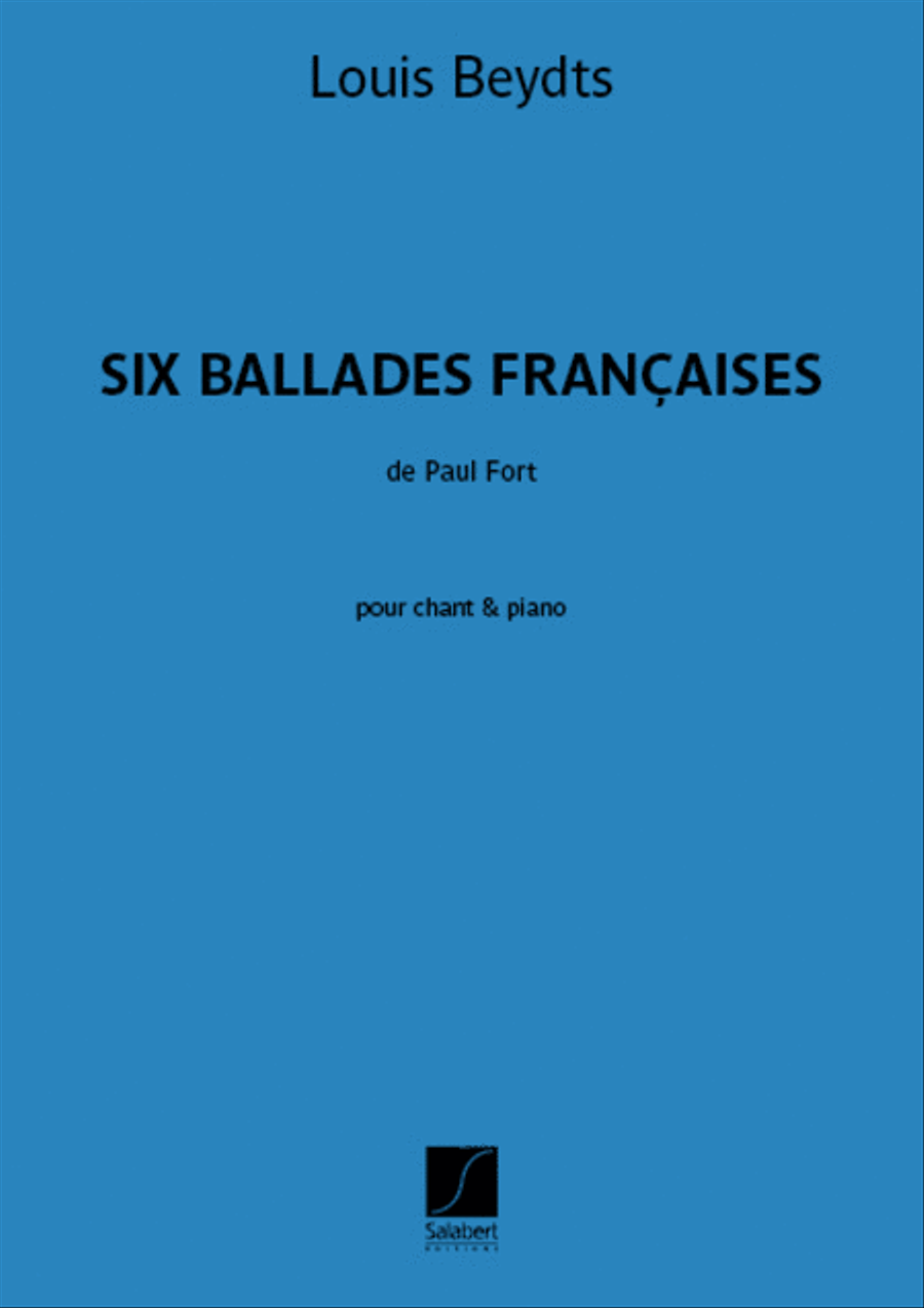 Six Ballades françaises Six Ballades françaises Voice Solo scores gallery preview page 1