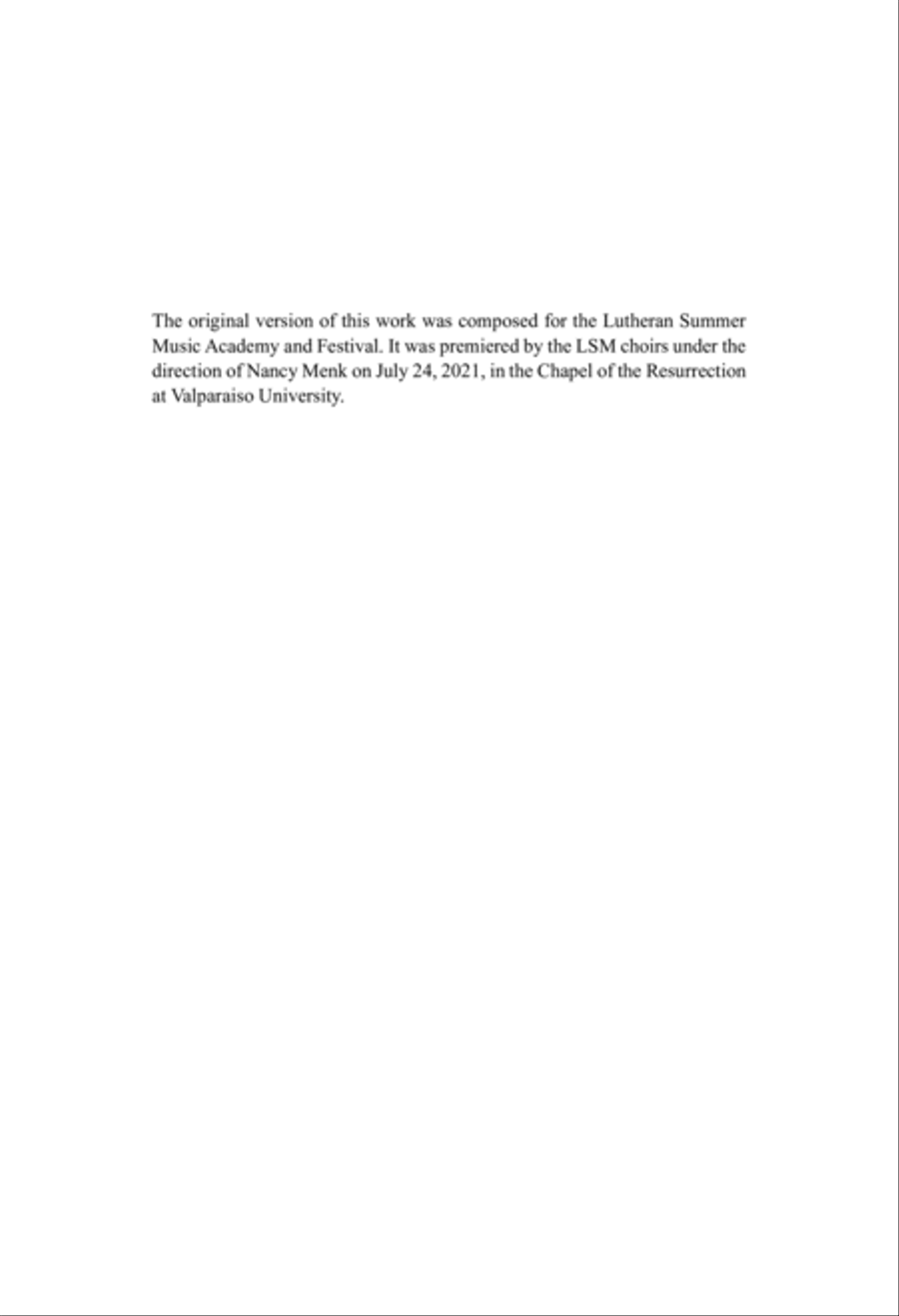 Hear Our Cry, O Lord 4-Part scores gallery preview page 2
