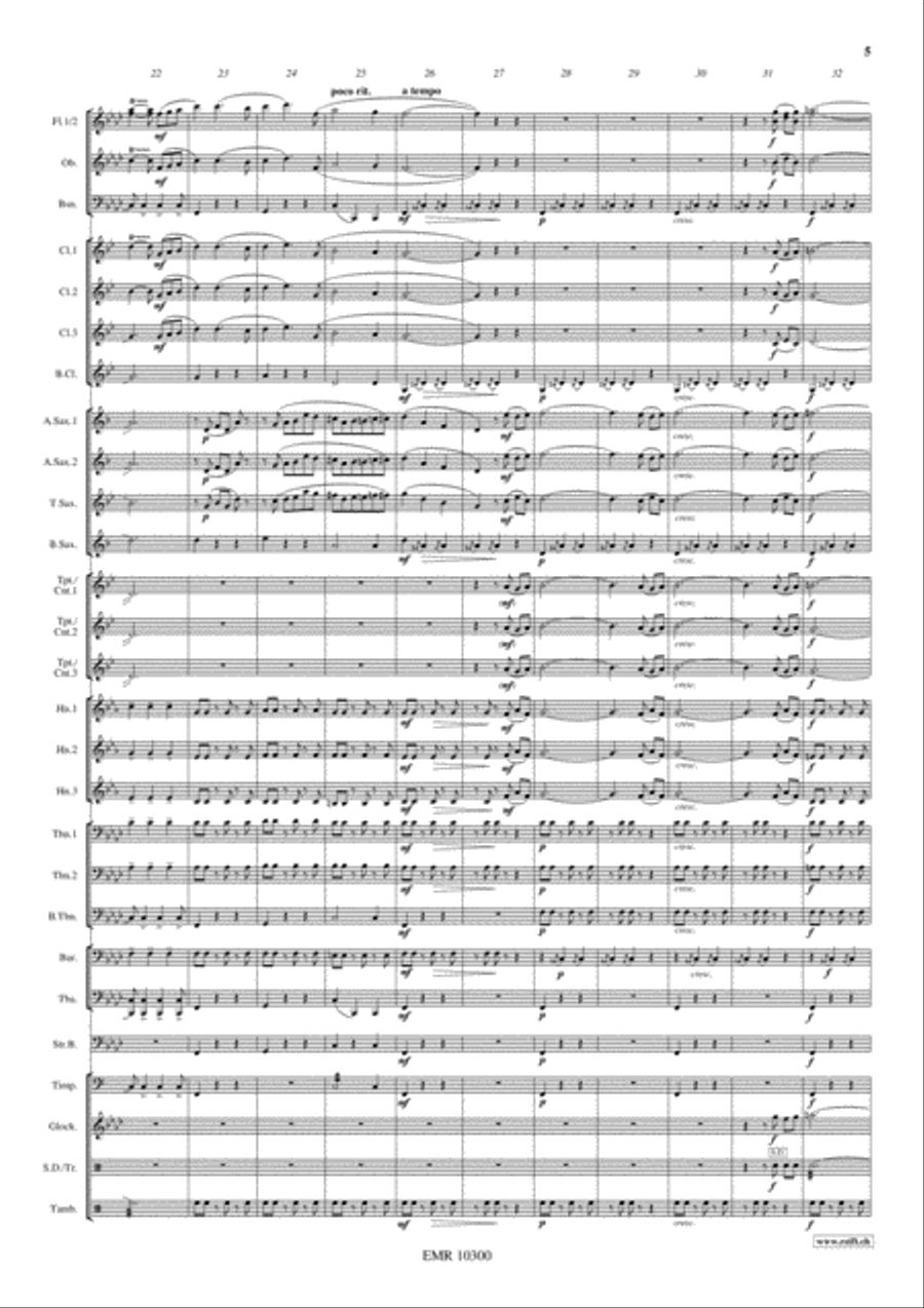 Spanish Dance Concert Band scores gallery preview page 6