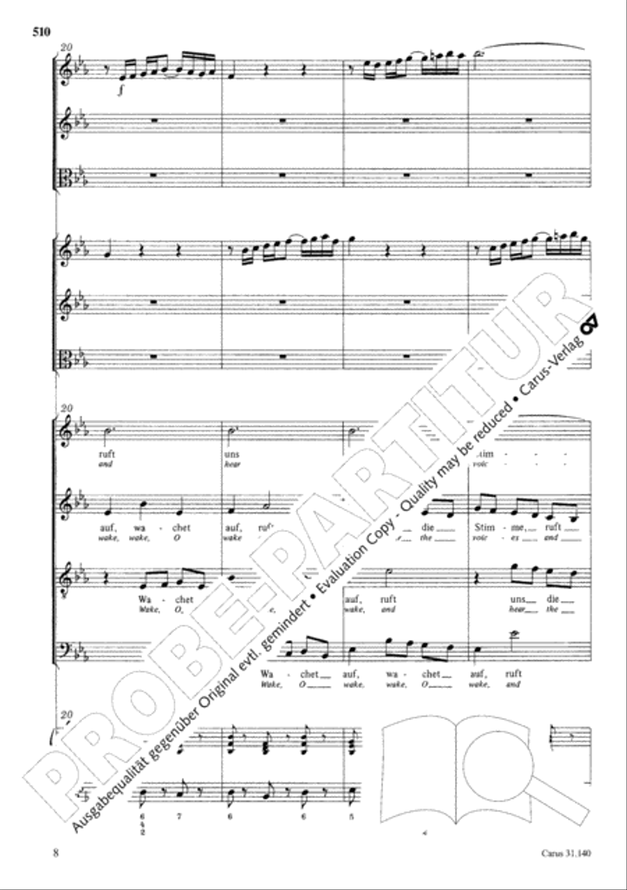 The Complete Sacred Vocal Works (Das geistliche Vokalwerk) Voice scores gallery preview page 511