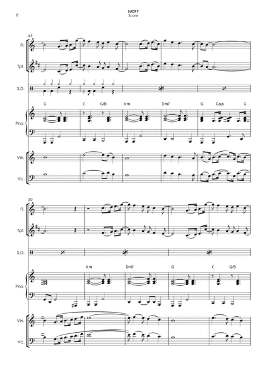 Lucky Small Ensemble scores gallery preview page 6