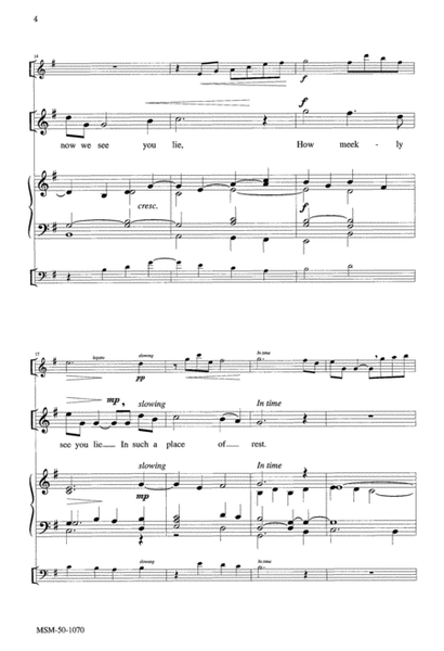 Welcome, Holy Child (Downloadable Choral Score)
