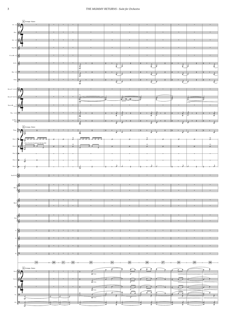 The Mummy Returns Full Orchestra scores gallery preview page 6