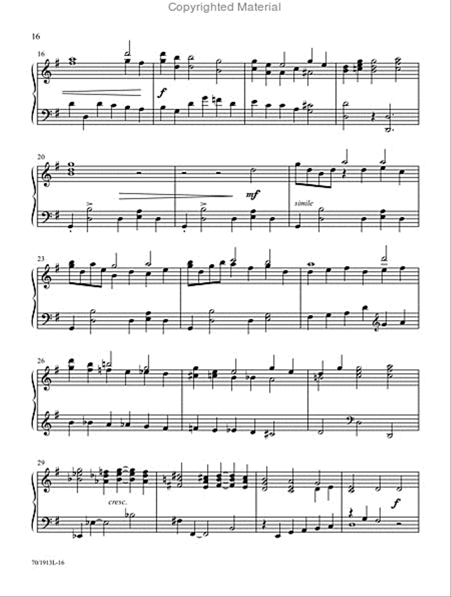 Risen to Reign Piano Solo scores gallery preview page 12