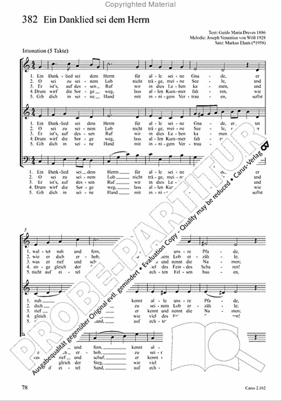 Chorbuch Gotteslob SAM 3-Part scores gallery preview page 79