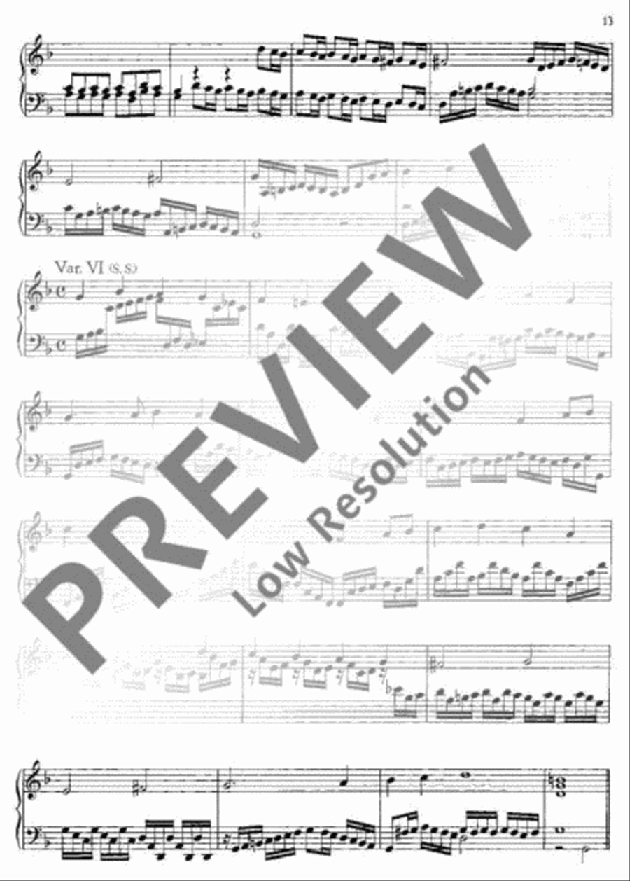 3 Pavans from the same theme Piano Solo scores gallery preview page 14
