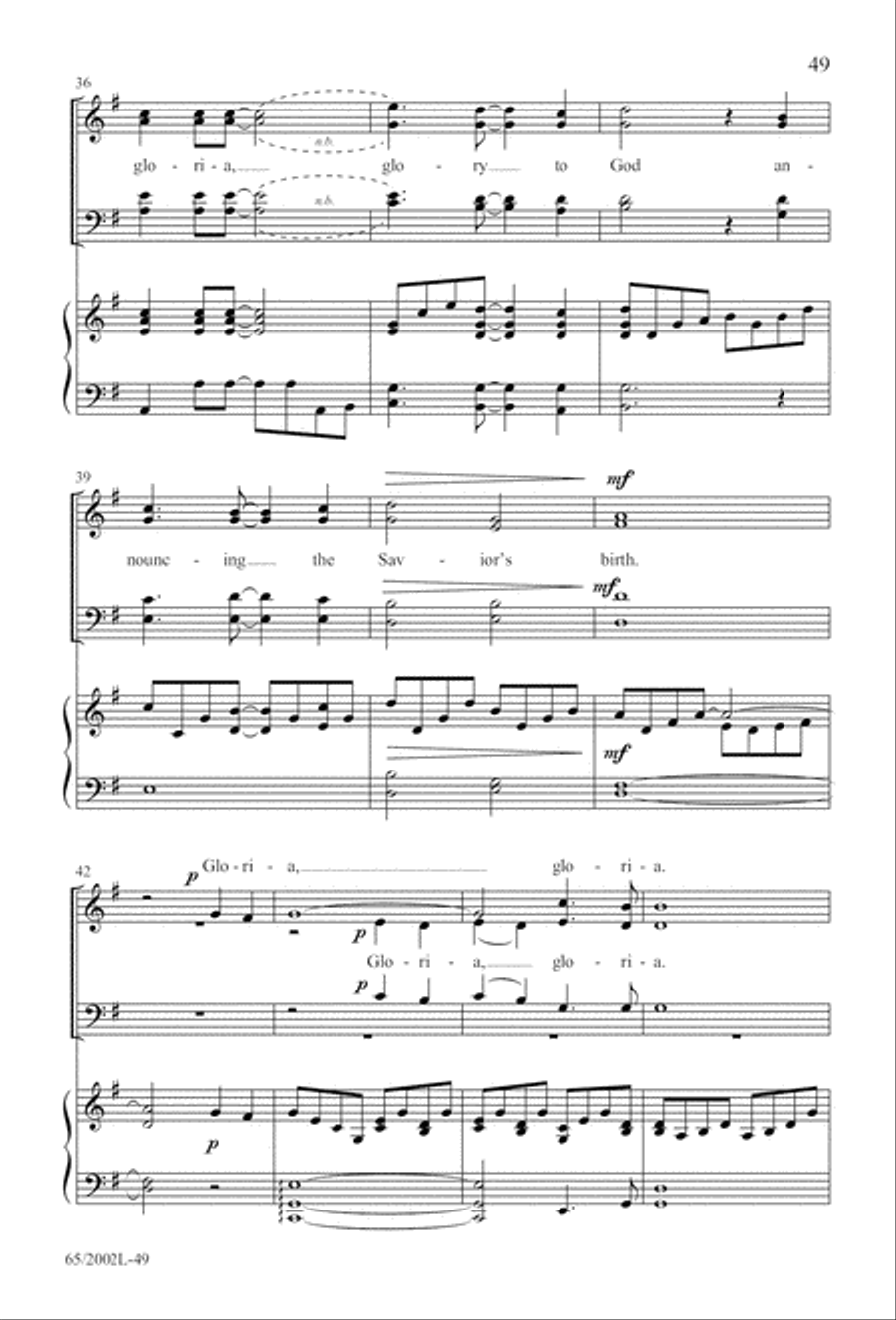 And This Shall Be a Sign And This Shall Be a Sign 4-Part scores gallery preview page 50