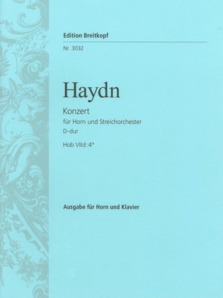 Horn Concerto No. 2 in D major Hob VIId:4*