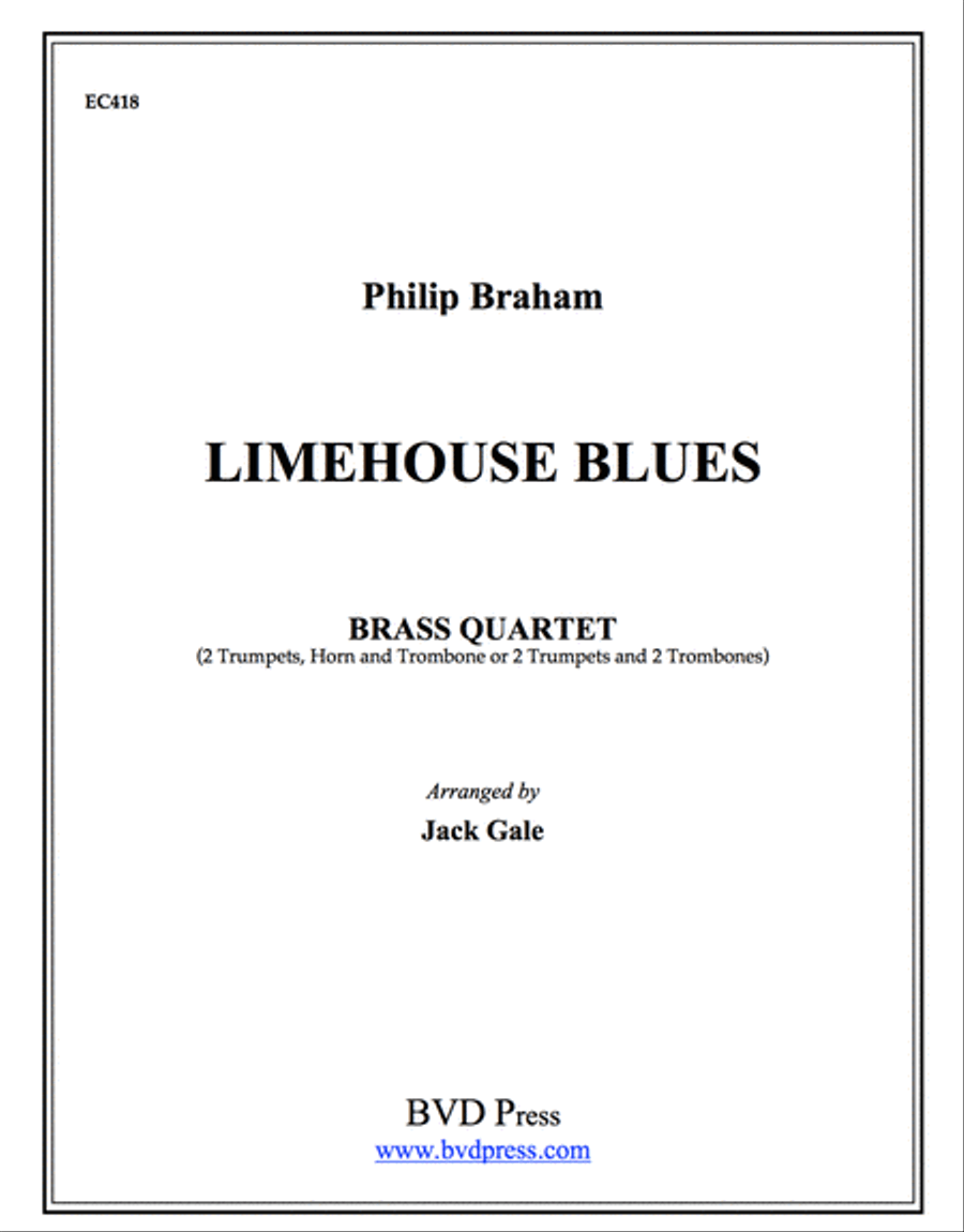 Limehouse Blues Brass Quartet scores gallery preview page 1