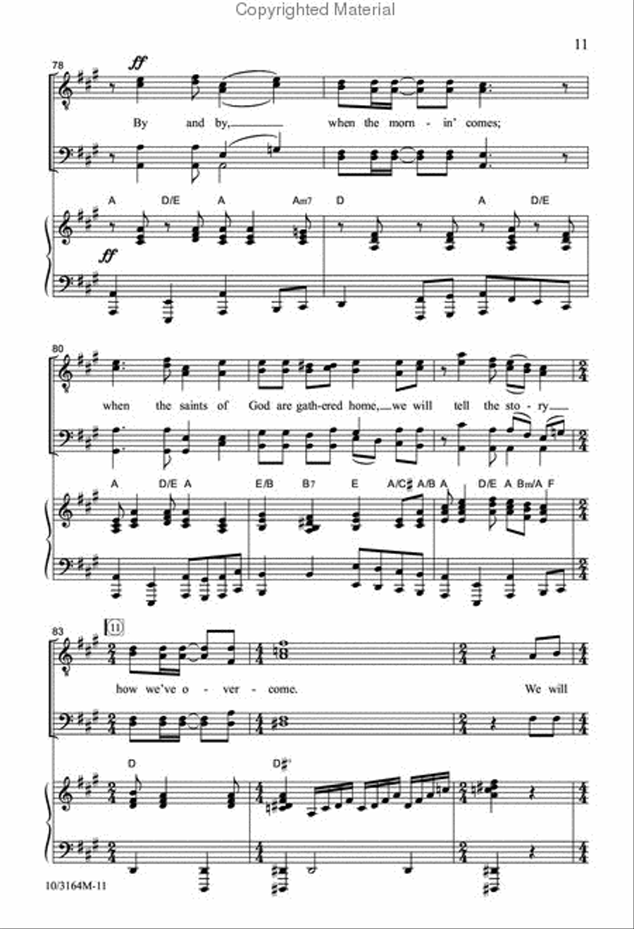 Hallelujah! By and By TTBB scores gallery preview page 12