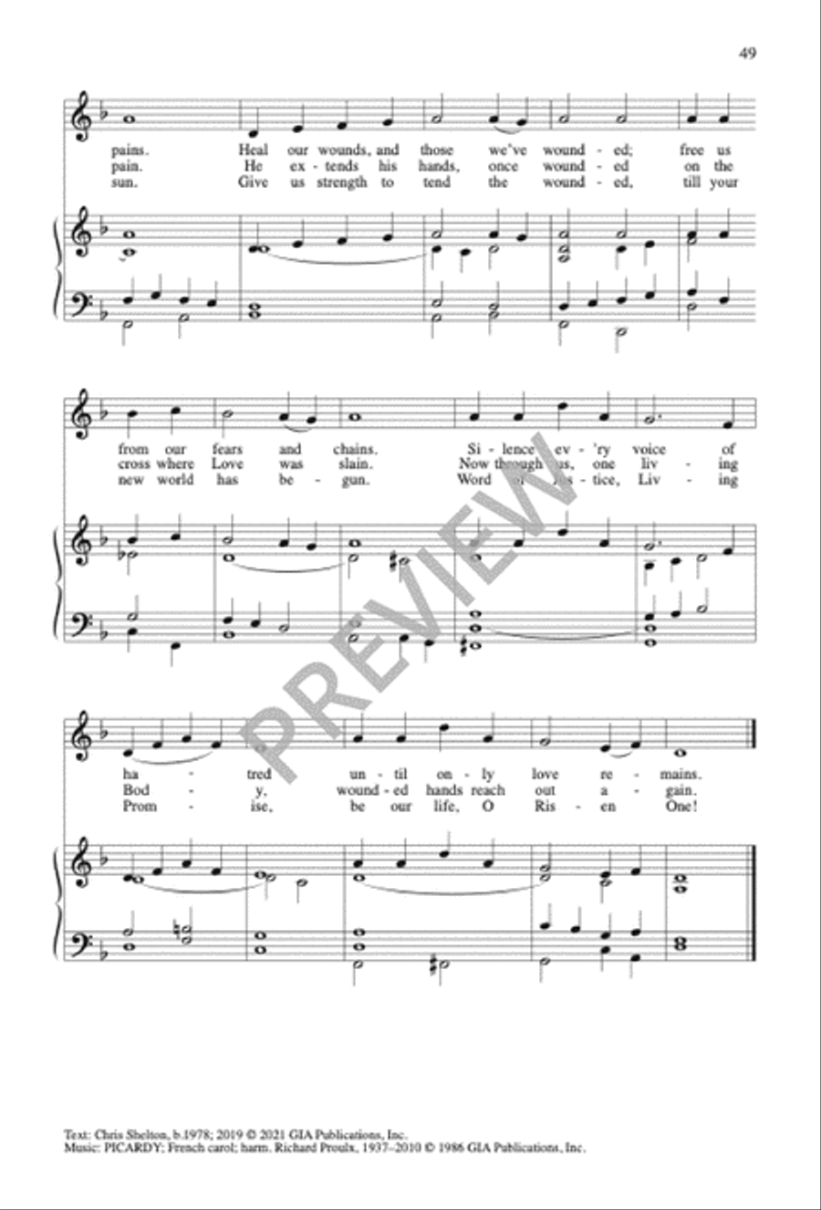 Sing No Empty Alleluias Sacred scores gallery preview page 46