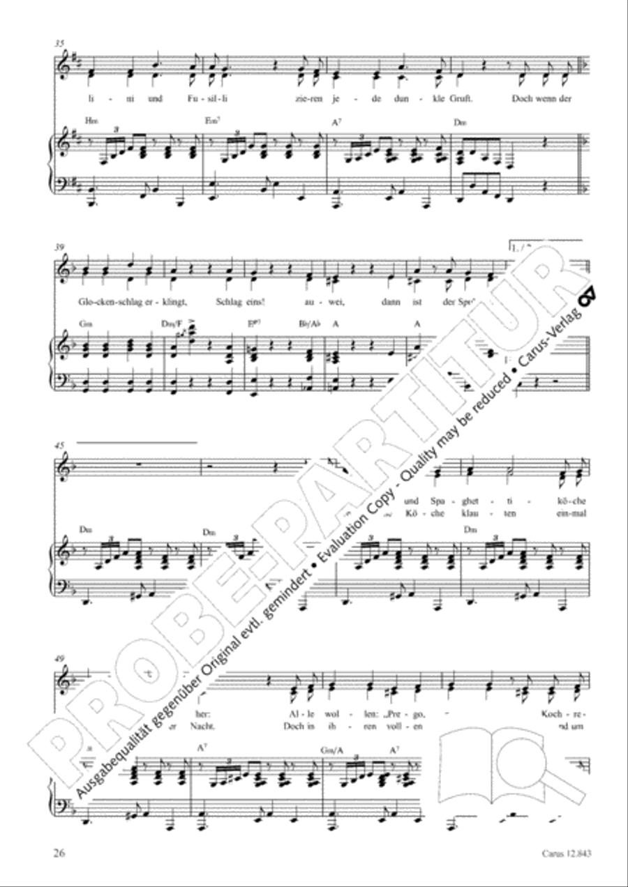 Gruselsongs, Band 1 Score scores gallery preview page 27