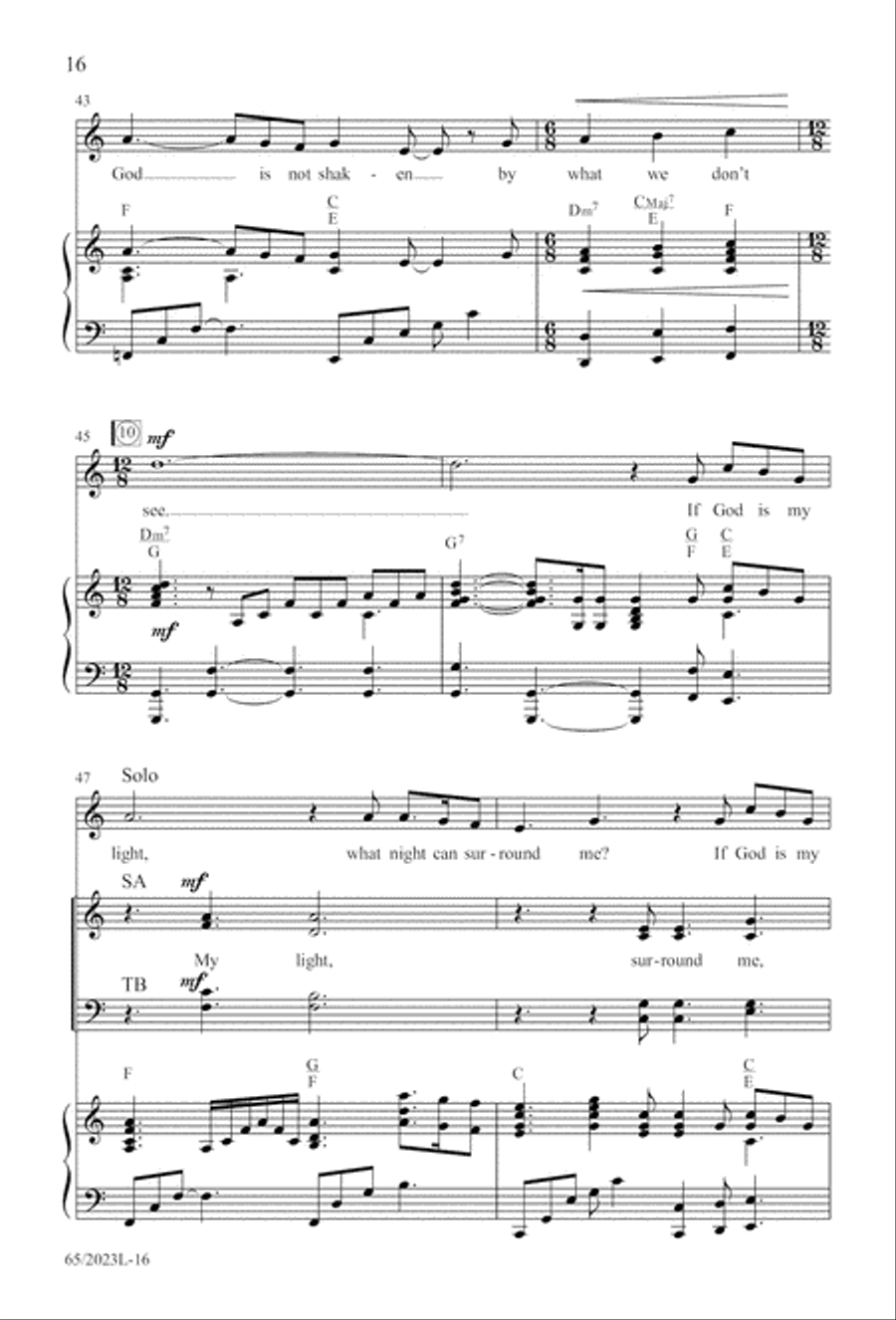 Child of Hope 4-Part scores gallery preview page 17