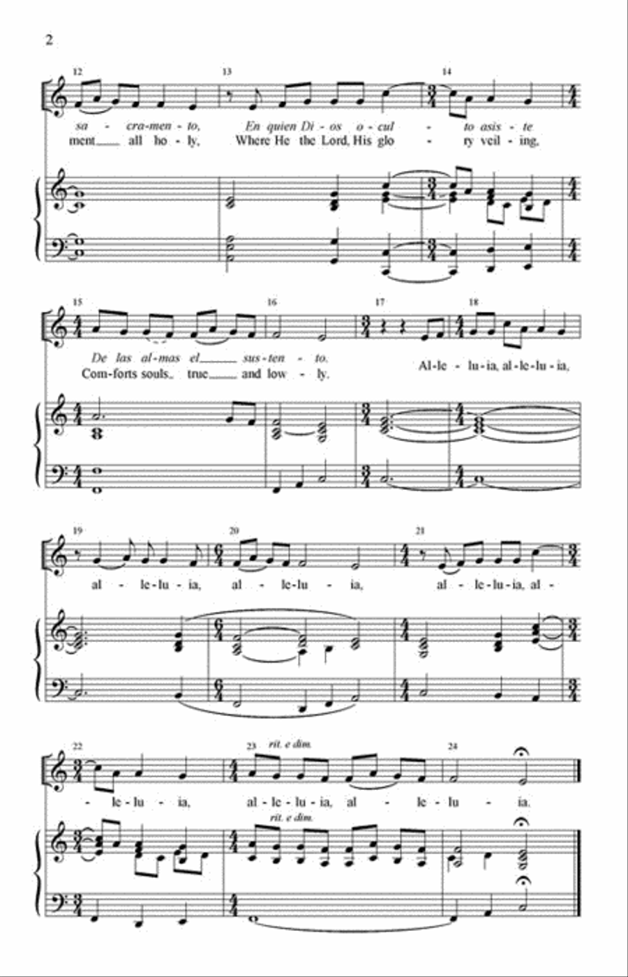 Alabado Alabado Unison Choir scores gallery preview page 3