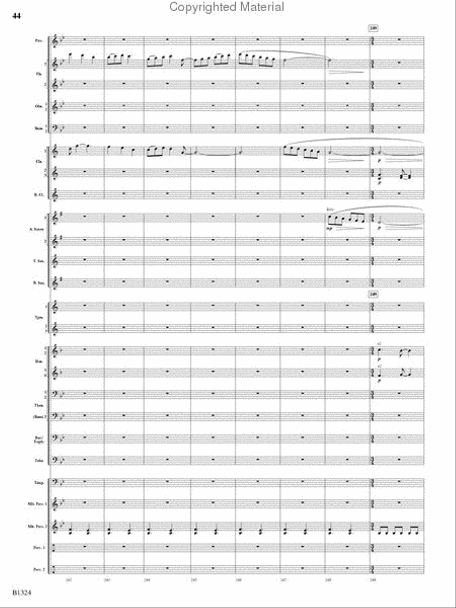 Fusion Concert Band scores gallery preview page 43