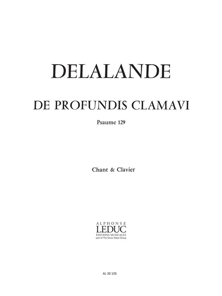 De Profundis Clamavi (psalm 129) (choral-mixed Accompanied)