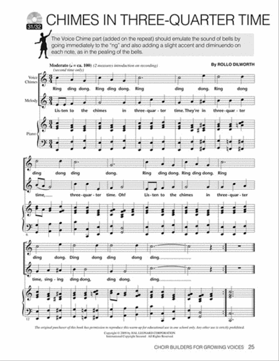 Choir Builders for Growing Voices Choir scores gallery preview page 7